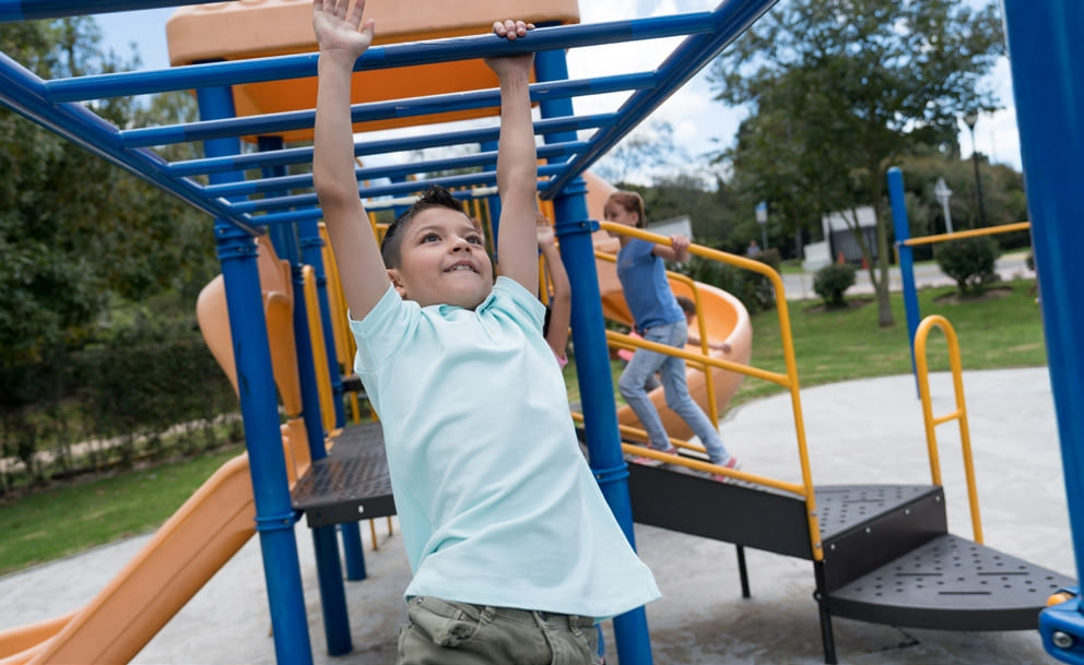 A dedicated kids play area