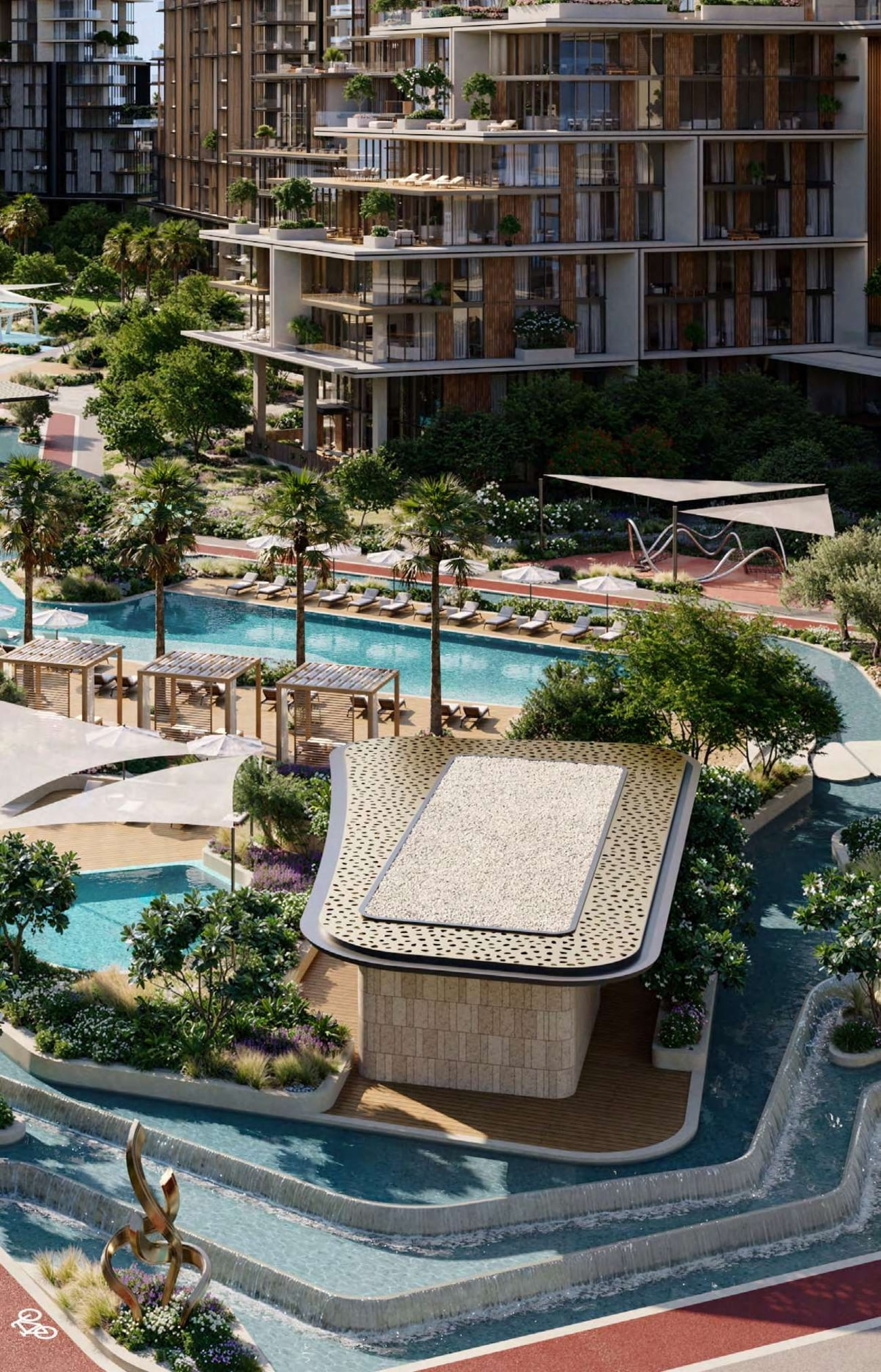 Cascading Water Features