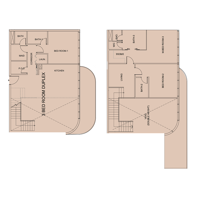 3 bedroom Duplex -  Cotier House 2