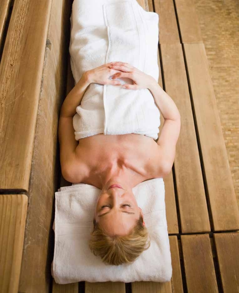 Steam room and sauna