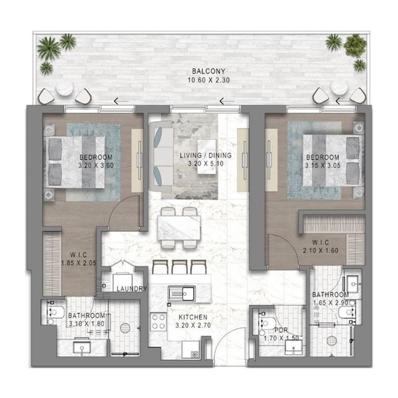 2 bedroom Apartments -  Chelsea Residences