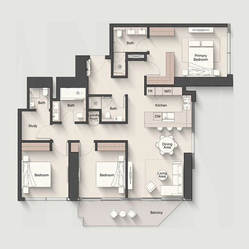 3 bedroom Apartments -  Eltiera Heights