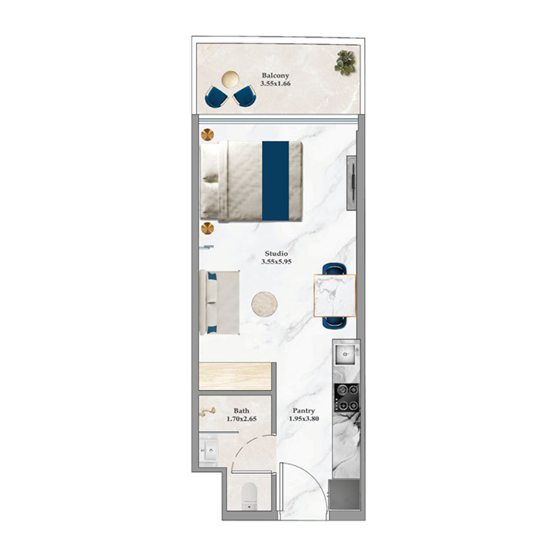 Studio Apartments -  Aspirz