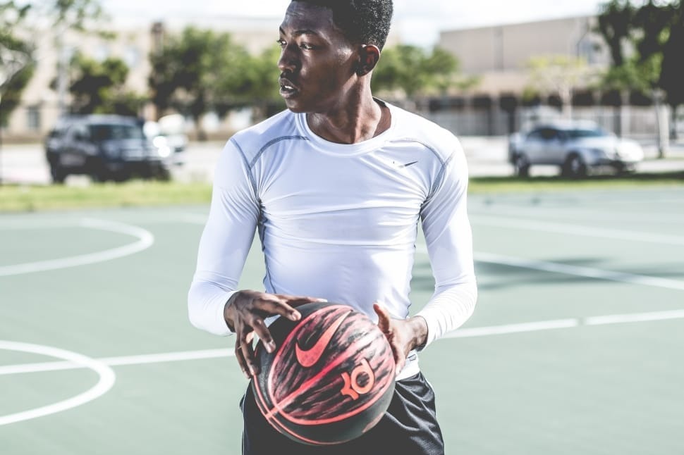 Outdoor Urban Basketball Area