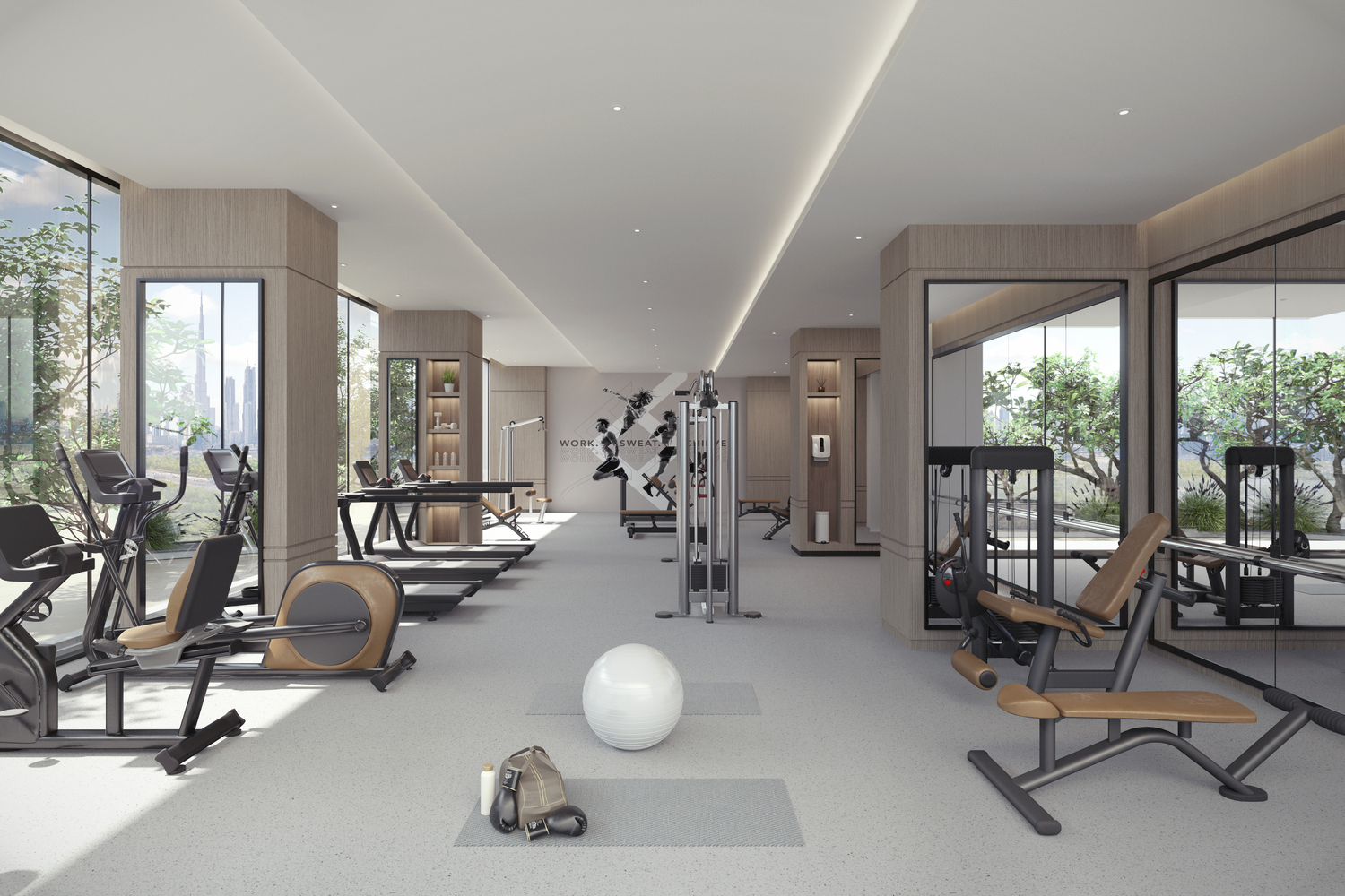 Indoor Fitness Studio