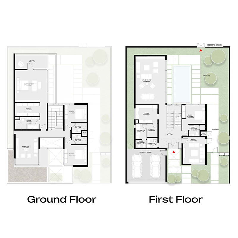 4 bedroom + pool Villa -  Masaar 3 Phases 1 and 2