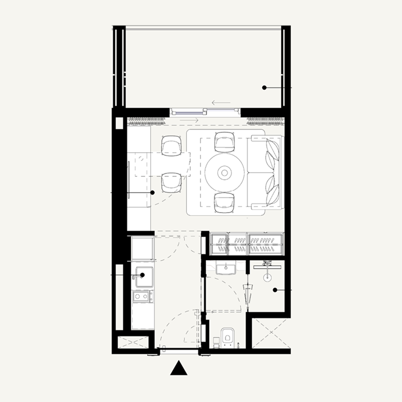 Studio Apartments -  Azizi Lina