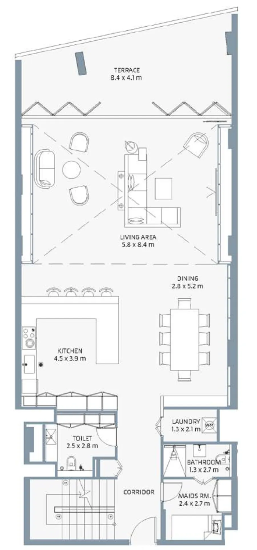 2.0 bedrooms apartments -  Beach House at Bay Residences