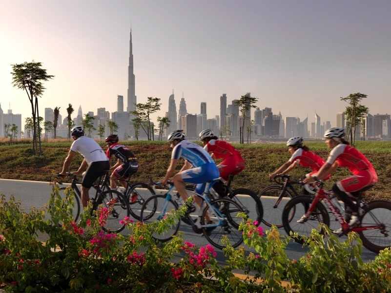 Bicycle & running tracks