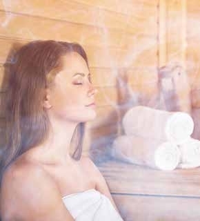 Steam room and sauna