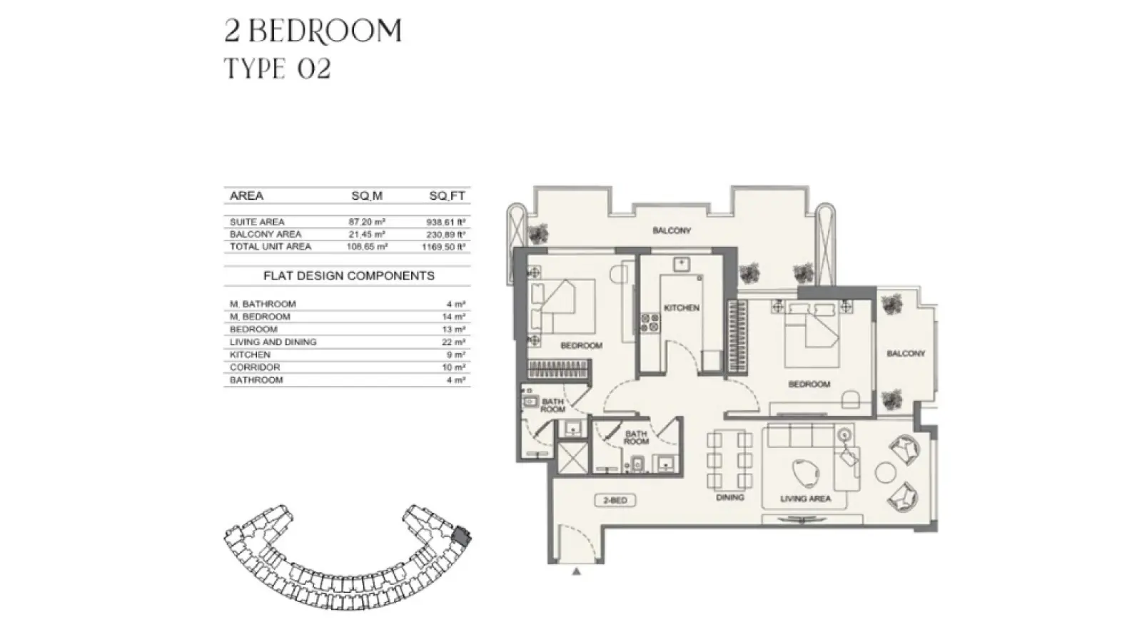 2 Bedroom Apartment