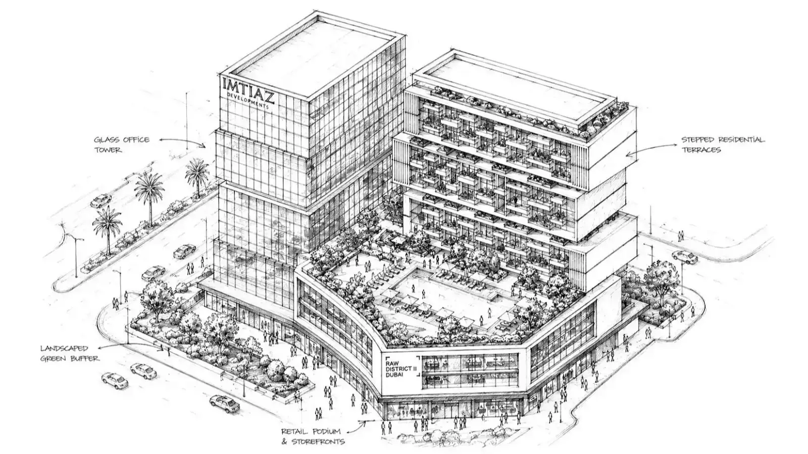 Raw District 2 by Imtiaz Development in Sheikh Zayed Road
