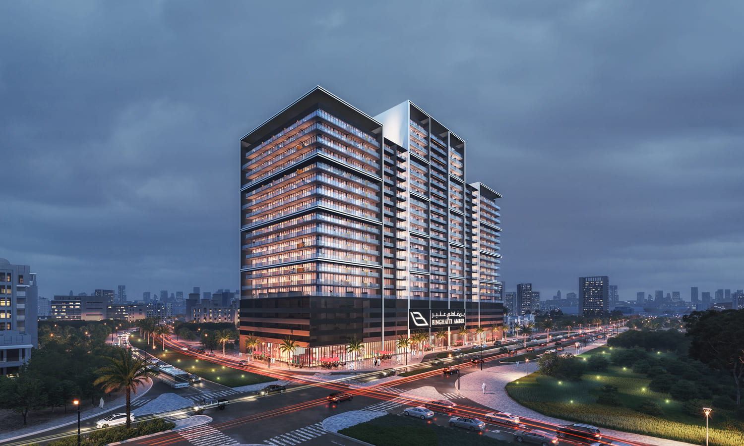 Binghatti Amber by Binghatti in Jumeirah Village Circle (JVC)