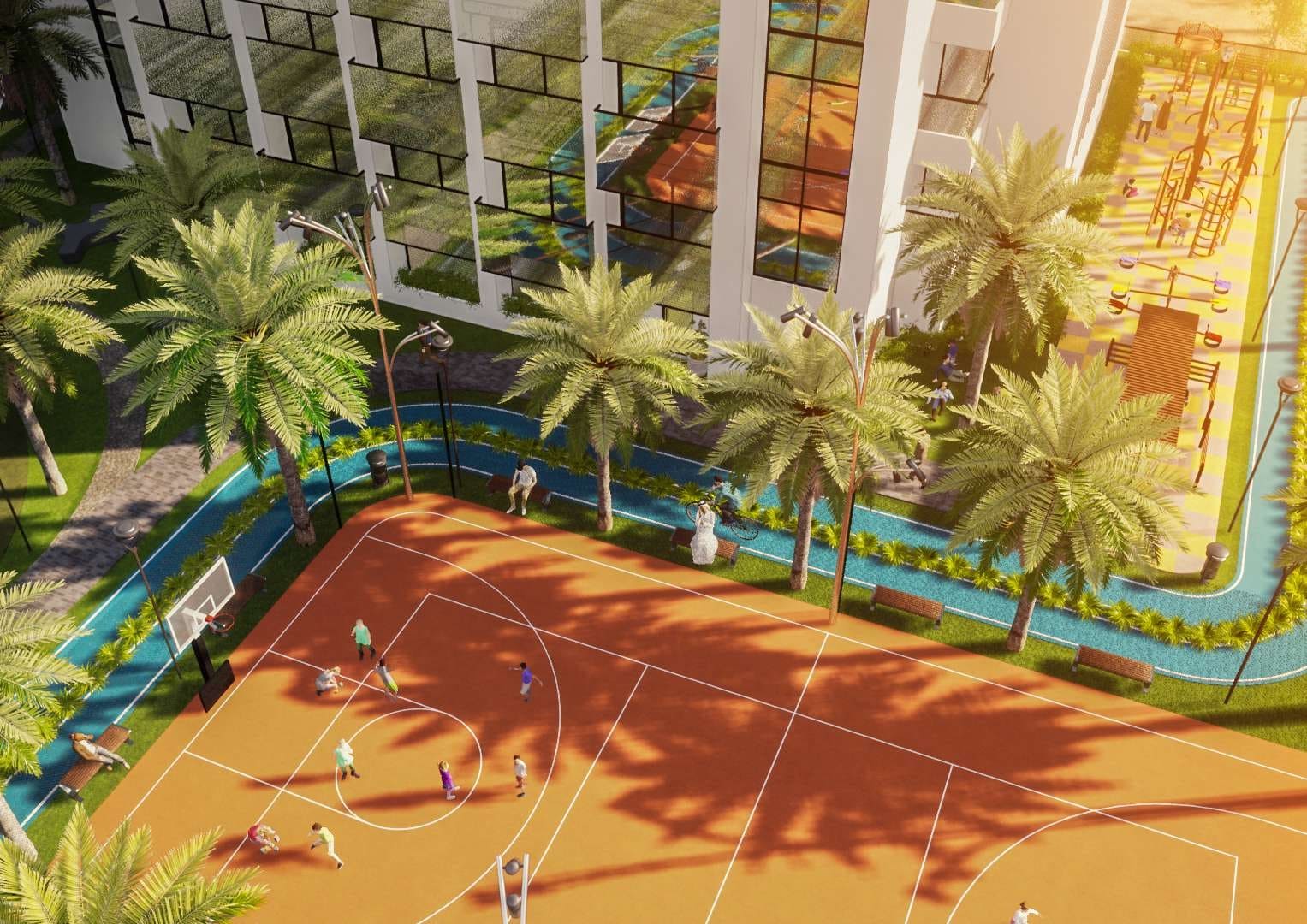 Basketball court