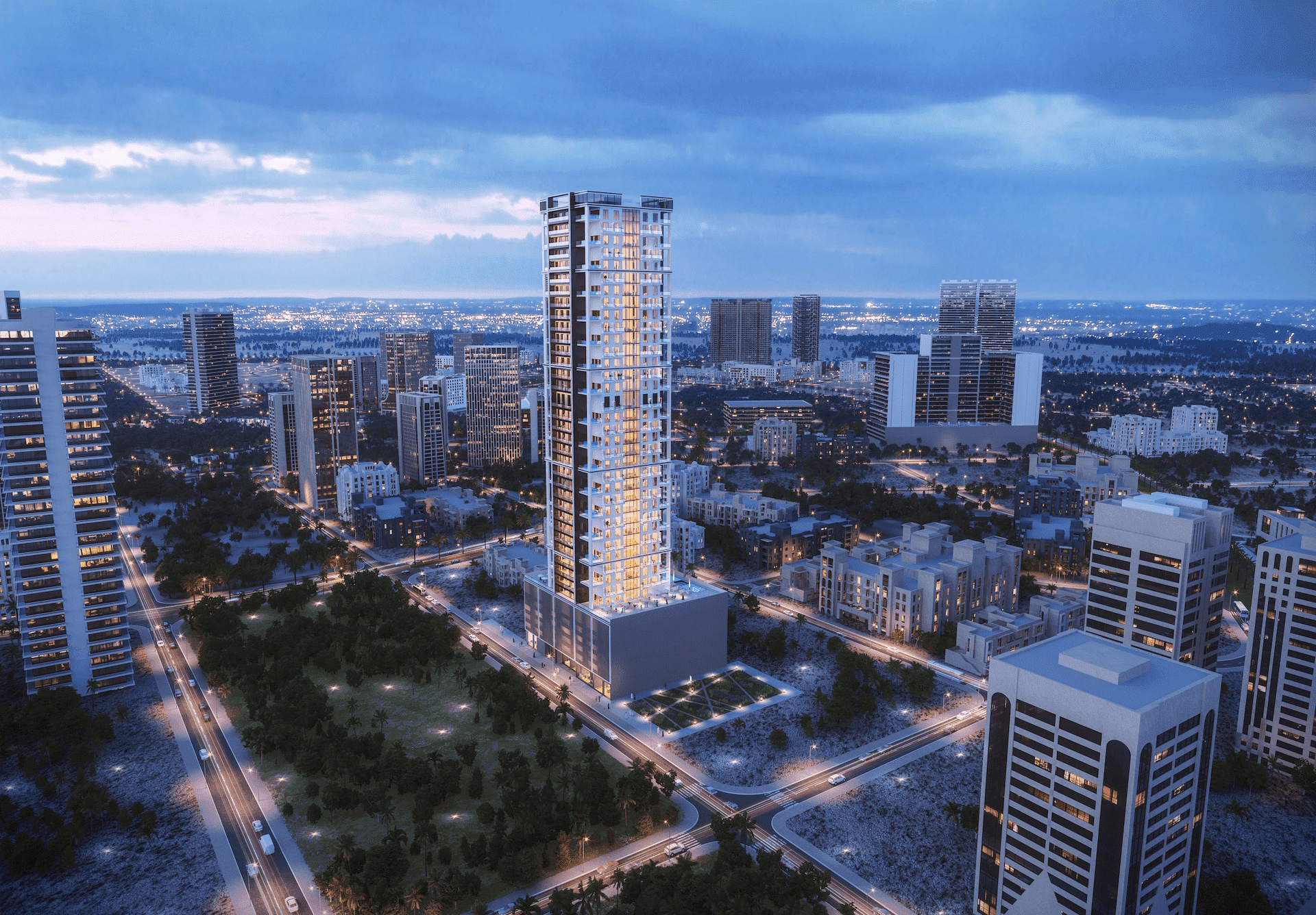Binghatti Gardenia by Binghatti in Jumeirah Village Circle (JVC)