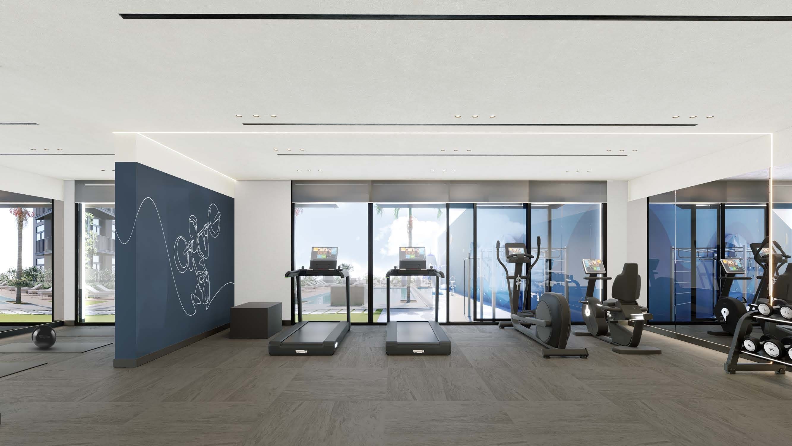 INDOOR FITNESS STUDIO