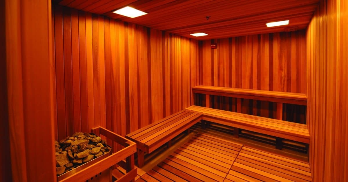 Sauna and treatment room